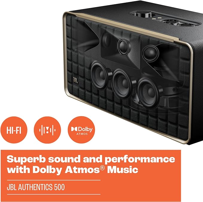 JBL Authentics 500 - Retro Style Home Speaker with Bluetooth